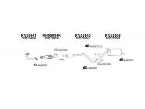VENEPORTE 550310 išmetimo sistema 
 Išmetimo sistema -> Išmetimo sistema, visa