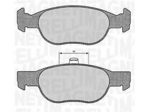 MAGNETI MARELLI 363916060239 stabdžių trinkelių rinkinys, diskinis stabdys 
 Techninės priežiūros dalys -> Papildomas remontas
71752981, 71752982, 77362170, 77362190