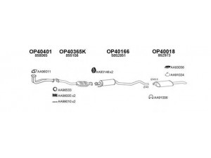 VENEPORTE 770095 išmetimo sistema 
 Išmetimo sistema -> Išmetimo sistema, visa