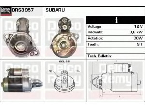 DELCO REMY DRS3057 starteris 
 Elektros įranga -> Starterio sistema -> Starteris
23300-AA00, 23300-AA000, 23300-AA030