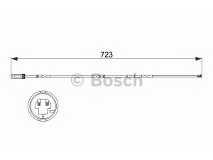 BOSCH 1 987 473 514 įspėjimo kontaktas, stabdžių trinkelių susidėvėjimas 
 Stabdžių sistema -> Susidėvėjimo indikatorius, stabdžių trinkelės
34 35 6 792 560