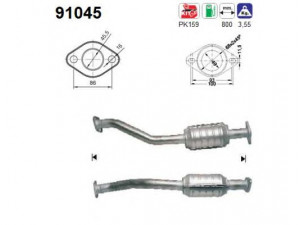 AS 91045 katalizatoriaus keitiklis 
 Išmetimo sistema -> Katalizatoriaus keitiklis
1422060G60, 1422060G6V