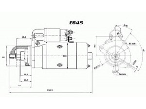 DELCO REMY 19024821 starteris
70.061.19 M1, 168 065 M3, 169 180 5R2