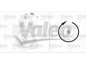 VALEO 455671 starteris 
 Elektros įranga -> Starterio sistema -> Starteris
12 41 1 714 750, 12 41 1 715 238