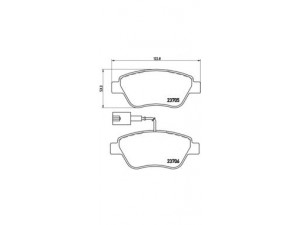 BREMBO P 23 085 stabdžių trinkelių rinkinys, diskinis stabdys 
 Techninės priežiūros dalys -> Papildomas remontas
71752983, 71754802, 71772224, 77362091