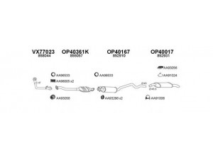 VENEPORTE 770126 išmetimo sistema 
 Išmetimo sistema -> Išmetimo sistema, visa