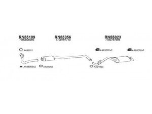 VENEPORTE 550066 išmetimo sistema 
 Išmetimo sistema -> Išmetimo sistema, visa