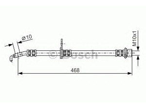 BOSCH 1 987 481 294 stabdžių žarnelė 
 Stabdžių sistema -> Stabdžių žarnelės
90947 02914