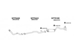 VENEPORTE 750082 išmetimo sistema 
 Išmetimo sistema -> Išmetimo sistema, visa