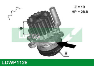 LUCAS ENGINE DRIVE LDWP1128 vandens siurblys 
 Aušinimo sistema -> Vandens siurblys/tarpiklis -> Vandens siurblys
03L121011J, 03L121011JX, 03L121011J