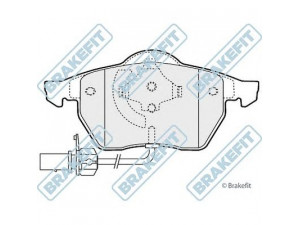 APEC braking PD3016 stabdžių trinkelių rinkinys, diskinis stabdys 
 Techninės priežiūros dalys -> Papildomas remontas