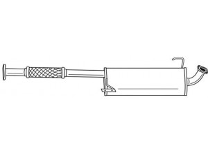 AKS DASIS SG40690 galinis duslintuvas