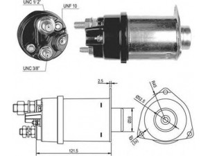 MAGNETI MARELLI 940113050509 solenoidinis jungiklis, starteris