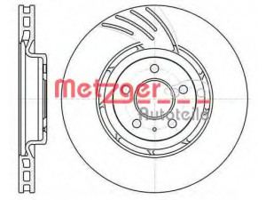 METZGER 61111.10 stabdžių diskas 
 Dviratė transporto priemonės -> Stabdžių sistema -> Stabdžių diskai / priedai
8K0615301B, 8K0615301E, 8K0615301K