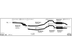 IMASAF 566000181 išmetimo sistema 
 Išmetimo sistema -> Išmetimo sistema, visa