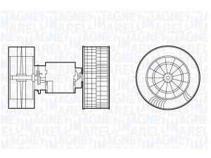 MAGNETI MARELLI 069412693010 vidaus pūtiklis 
 Šildymas / vėdinimas -> Orpūtė/dalys
1 374 377, 1374377, 64 11 1 374 377