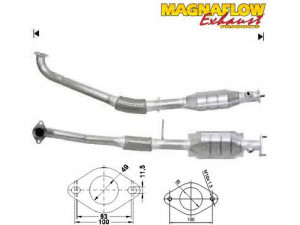 MAGNAFLOW 76702 katalizatoriaus keitiklis 
 Išmetimo sistema -> Katalizatoriaus keitiklis
WCD001920, WCD105540