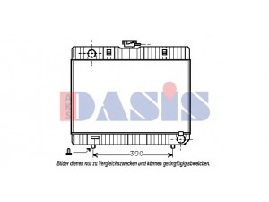 AKS DASIS 120270N radiatorius, variklio aušinimas 
 Aušinimo sistema -> Radiatorius/alyvos aušintuvas -> Radiatorius/dalys
1235010601, 1235010701, 1235013401
