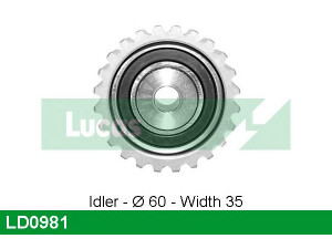 LUCAS ENGINE DRIVE LD0981 įtempiklio skriemulys, paskirstymo diržas
13085-AA010, 13085-AA070, 13085-AA080