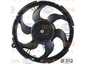 HELLA 8EW 351 039-541 ventiliatorius, radiatoriaus 
 Aušinimo sistema -> Oro aušinimas
46723519, 46762525