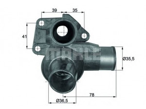 MAHLE ORIGINAL TI 74 85D termostatas, aušinimo skystis 
 Aušinimo sistema -> Termostatas/tarpiklis -> Thermostat
5999536, 7671373
