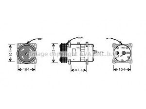 AVA QUALITY COOLING UVK039 kompresorius, oro kondicionierius