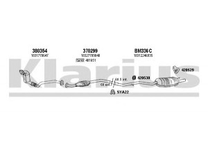 KLARIUS 060366U išmetimo sistema