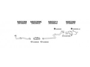 VENEPORTE 530059 išmetimo sistema