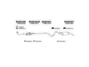 VENEPORTE 550113 išmetimo sistema