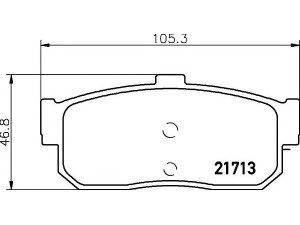 MINTEX MDB1501 stabdžių trinkelių rinkinys, diskinis stabdys
0024201520, A0024201520, 4406054C91