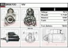 DELCO REMY DRS6700 starteris 
 Elektros įranga -> Starterio sistema -> Starteris
95VW-11000-DA, 02A911023C, 02A911023H