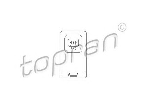 TOPRAN 102 978 jungiklis, galinio lango šildymas 
 Komforto sistemos -> Variklis/relė/jungiklis -> Galinis langas
191 959 621, 191 959 621B
