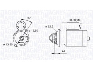 MAGNETI MARELLI 063216884010 starteris
2961927, 40800090010, 296191800