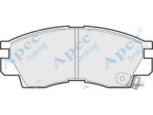 APEC braking PAD667 stabdžių trinkelių rinkinys, diskinis stabdys
MB534398, MB534644, MB699055, MR389527