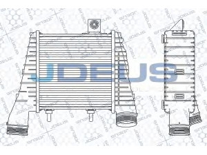 JDEUS RA8010491 tarpinis suslėgto oro aušintuvas, kompresorius
4H0145806H