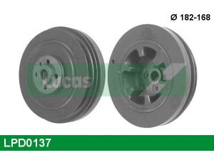 LUCAS ENGINE DRIVE LPD0137 skriemulys, alkūninis velenas 
 Diržinė pavara -> Dirželio skriemulys
074105251B