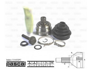 PASCAL G1A002PC jungčių komplektas, kardaninis velenas 
 Ratų pavara -> Sujungimai/komplektas
893498099E