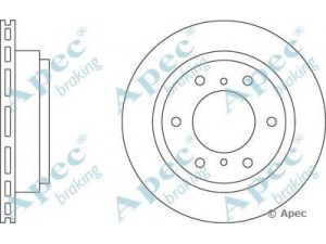 APEC braking DSK2255 stabdžių diskas 
 Dviratė transporto priemonės -> Stabdžių sistema -> Stabdžių diskai / priedai
MR418067