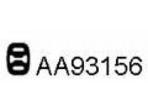 VENEPORTE AA93156 guminė juosta, išmetimo sistema
60609574, 60811810