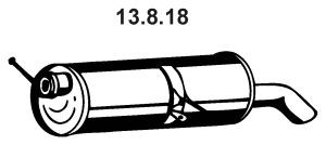 EBERSPÄCHER 13.8.18 galinis duslintuvas
1726.KK, 1726.VA