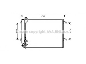 AVA QUALITY COOLING VWA5225D kondensatorius, oro kondicionierius 
 Oro kondicionavimas -> Kondensatorius
3C0820411C, 3C0820411E