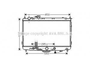 AVA QUALITY COOLING KAA2071 radiatorius, variklio aušinimas 
 Aušinimo sistema -> Radiatorius/alyvos aušintuvas -> Radiatorius/dalys
0K27C15200, 0K2FV15200A