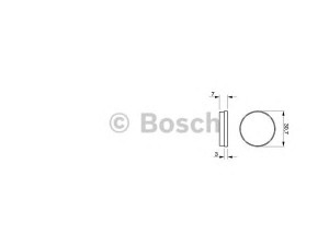 BOSCH 0 986 462 850 stabdžių trinkelių rinkinys, diskinis stabdys 
 Techninės priežiūros dalys -> Papildomas remontas
