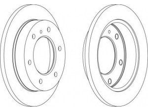 FERODO DDF786 stabdžių diskas 
 Dviratė transporto priemonės -> Stabdžių sistema -> Stabdžių diskai / priedai
4246Y5, 8941732440, 8941732441
