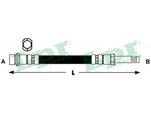 LPR 6T48056 stabdžių žarnelė 
 Stabdžių sistema -> Stabdžių žarnelės
34306762837, 34306768851, 34306789431