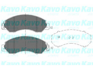 KAVO PARTS KBP-6592 stabdžių trinkelių rinkinys, diskinis stabdys
410600T385, 410600T386, 410600T387