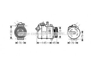 AVA QUALITY COOLING BWK383 kompresorius, oro kondicionierius 
 Oro kondicionavimas -> Kompresorius/dalys
64509174805, 64526915083, 64526953474