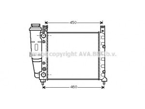 AVA QUALITY COOLING FT2039 radiatorius, variklio aušinimas 
 Aušinimo sistema -> Radiatorius/alyvos aušintuvas -> Radiatorius/dalys
7556137, 7739942