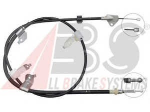 A.B.S. K12073 trosas, stovėjimo stabdys 
 Stabdžių sistema -> Valdymo svirtys/trosai
4642002130