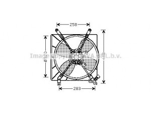 AVA QUALITY COOLING MT7510 ventiliatorius, radiatoriaus 
 Aušinimo sistema -> Oro aušinimas
MB879984